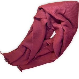 Burgundy Blanket Scarf